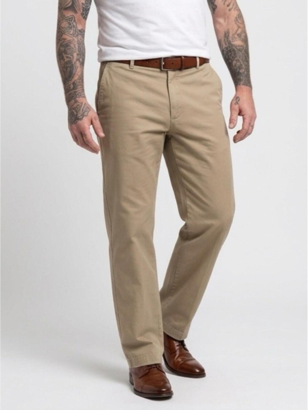 Chaps True American Classic Khaki Chino Pants 34x30